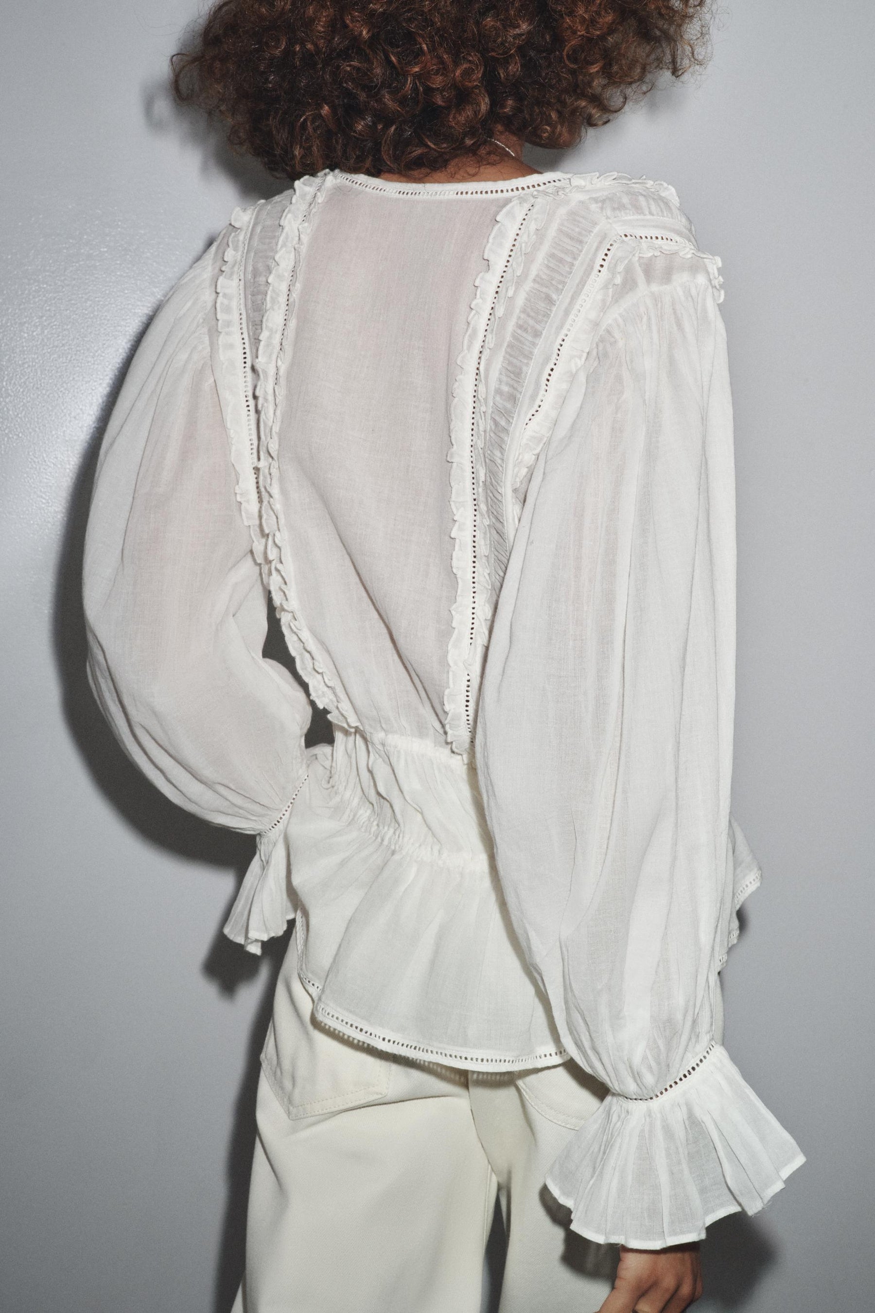 Romantic Ladder Stitch Shirt