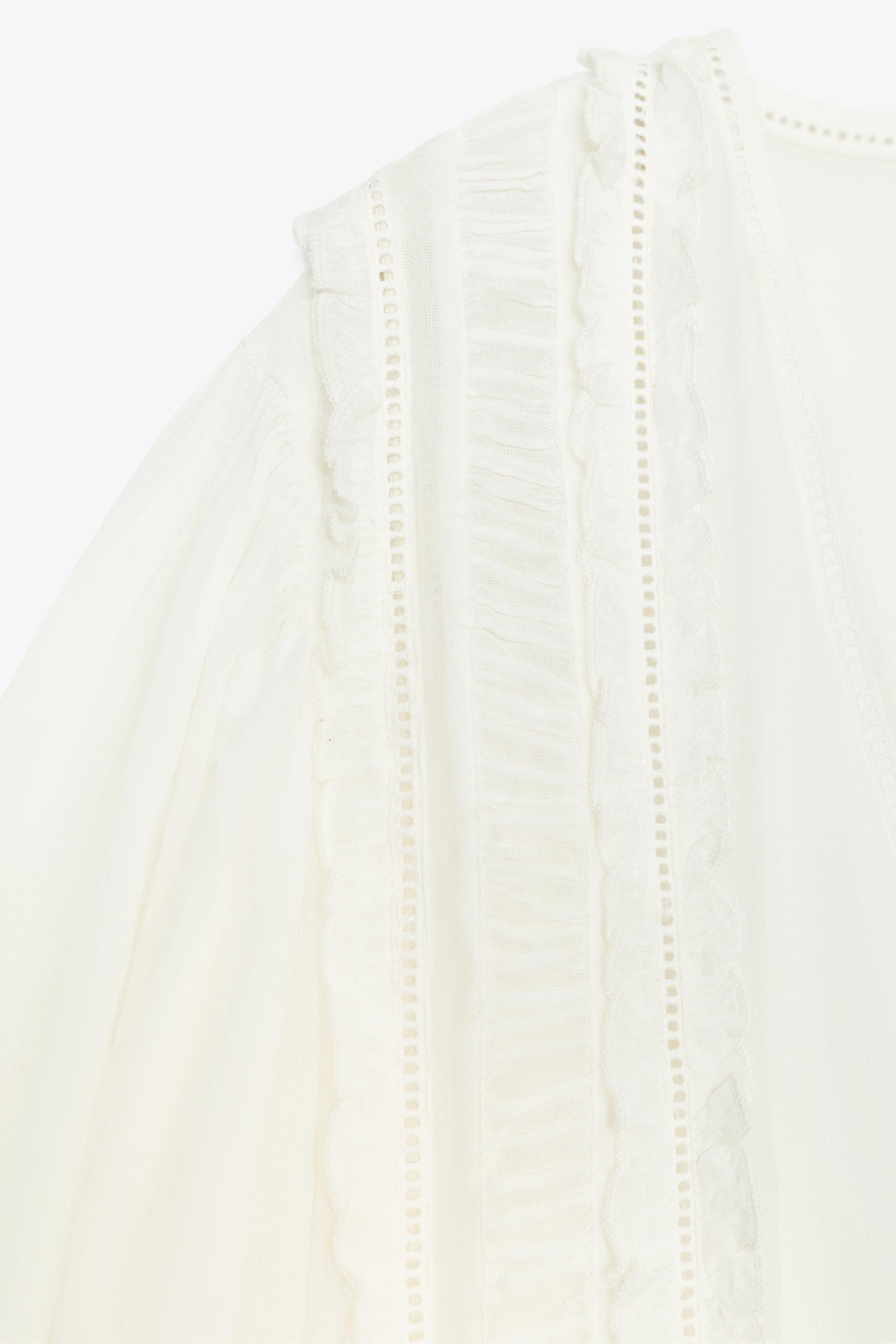 Romantic Ladder Stitch Shirt