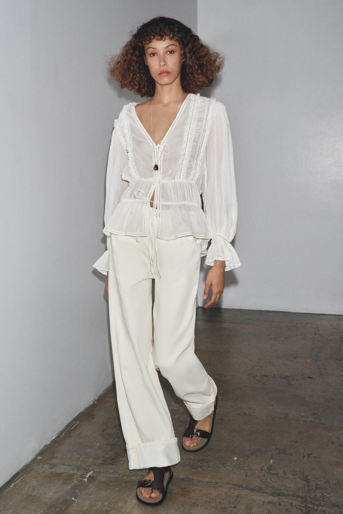 Romantic Ladder Stitch Shirt