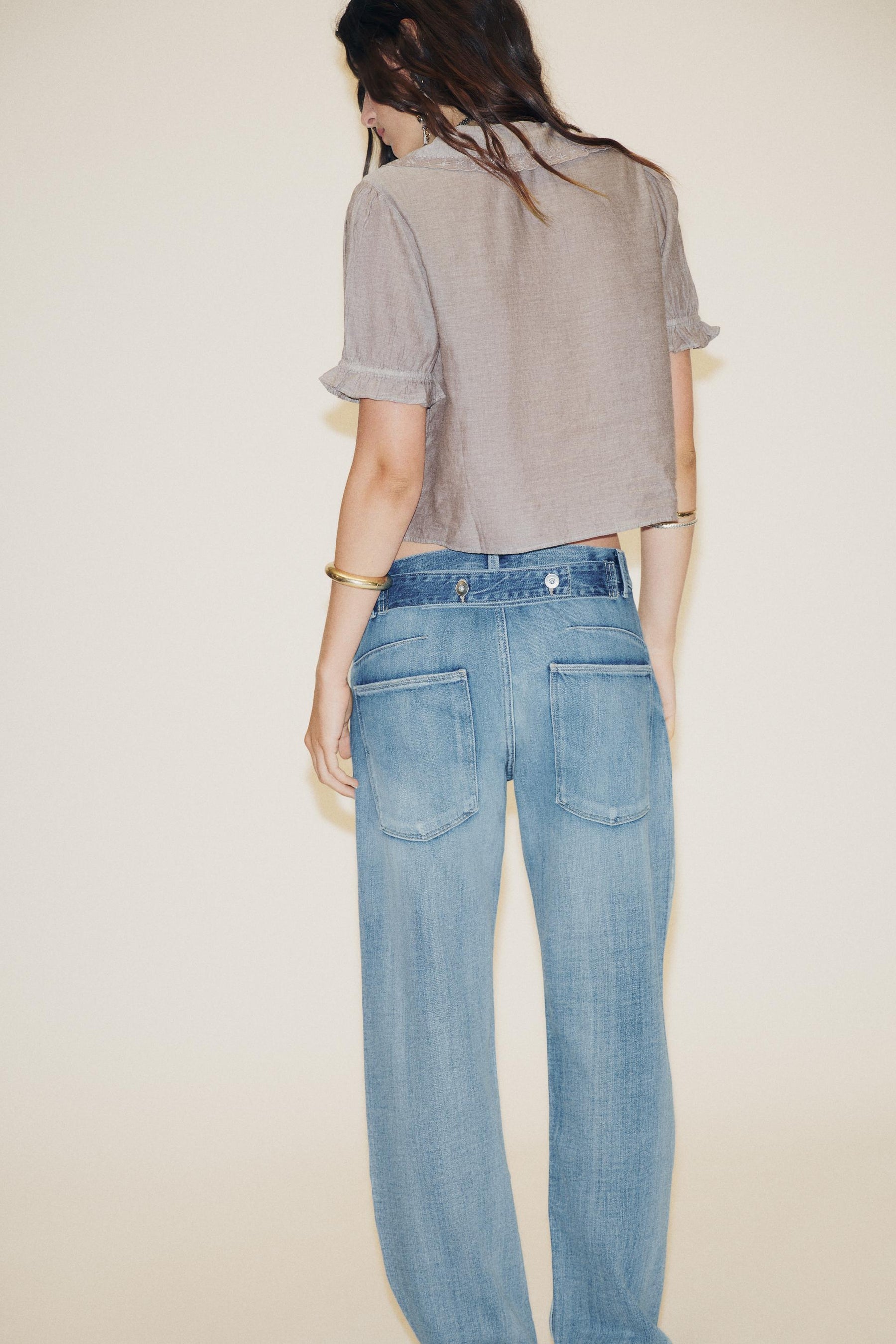 Embroidered Peter Pan Shirt