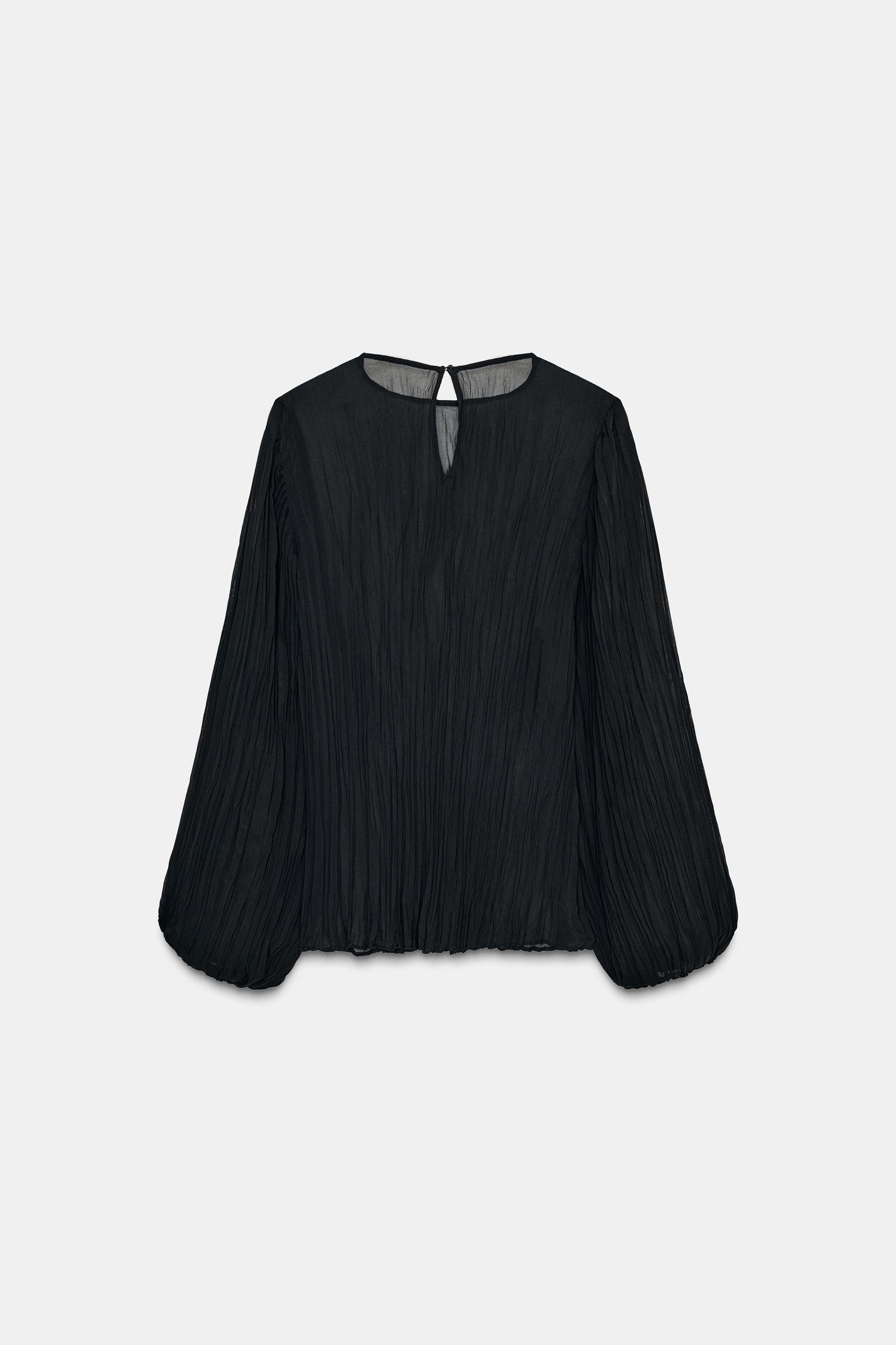 Pleated Blouse