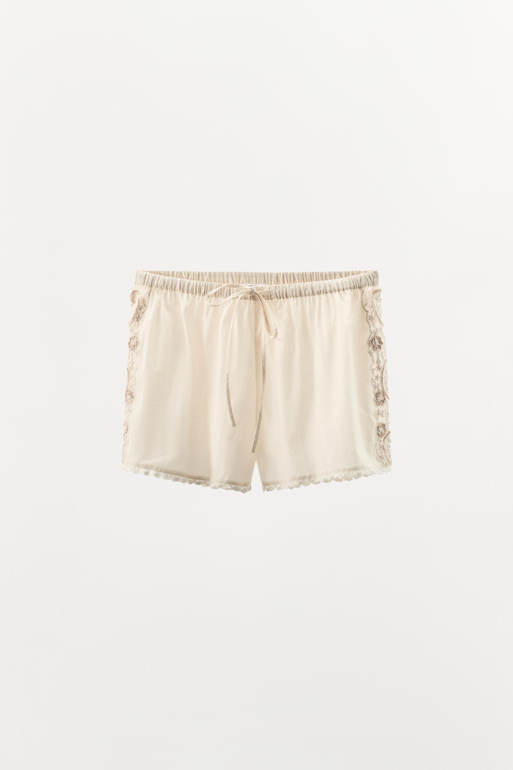Embroidered Bead Shorts