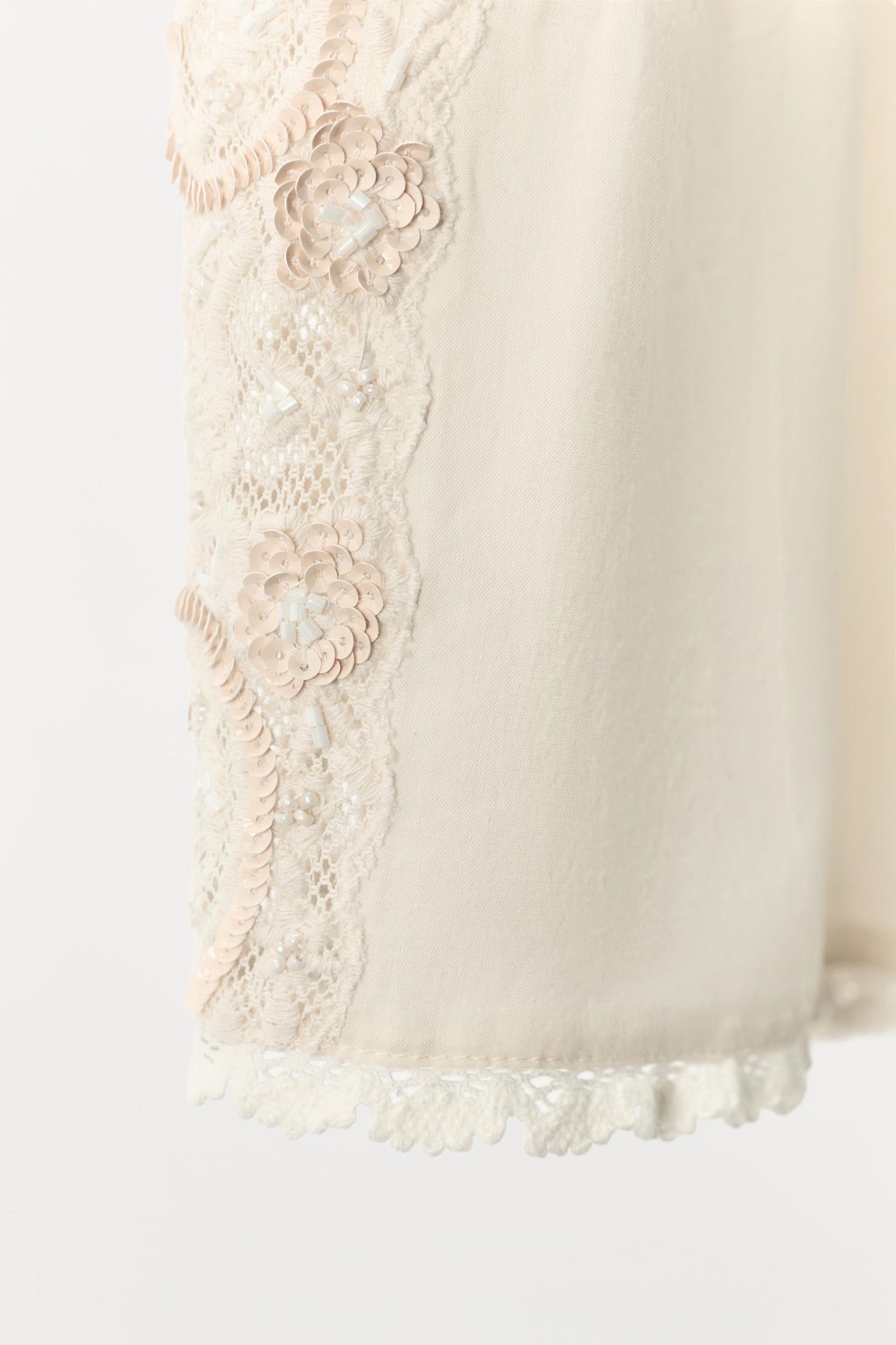 Embroidered Bead Shorts