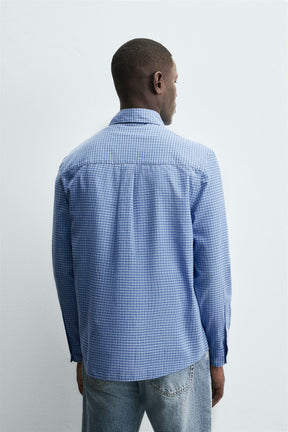CHECK SHIRT WITH POCKET - Image 3