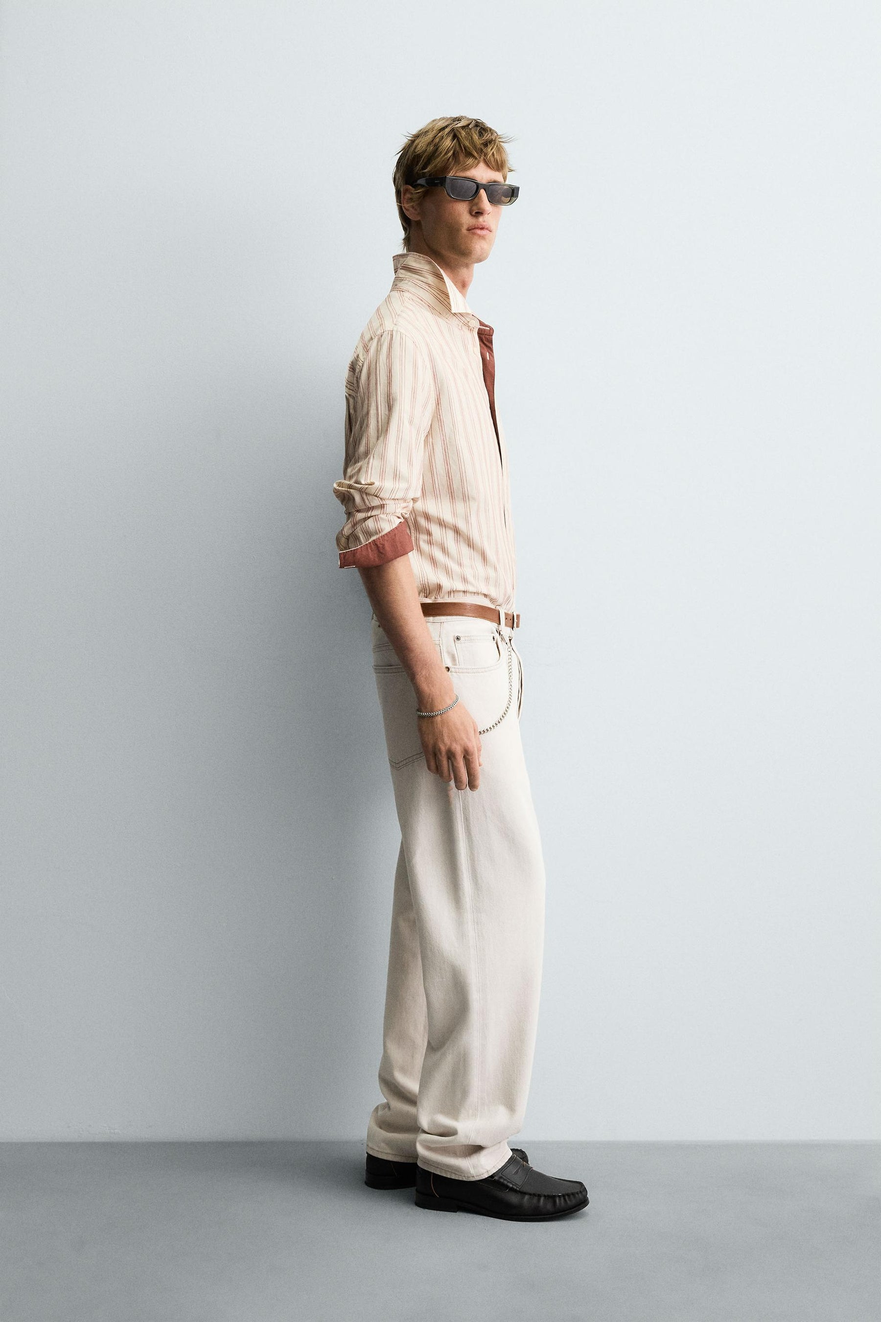STRIPED TEXTURED SHIRT - Image 4