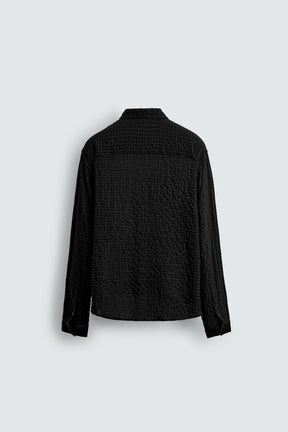 TEXTURED CHECK SHIRT - Image 7