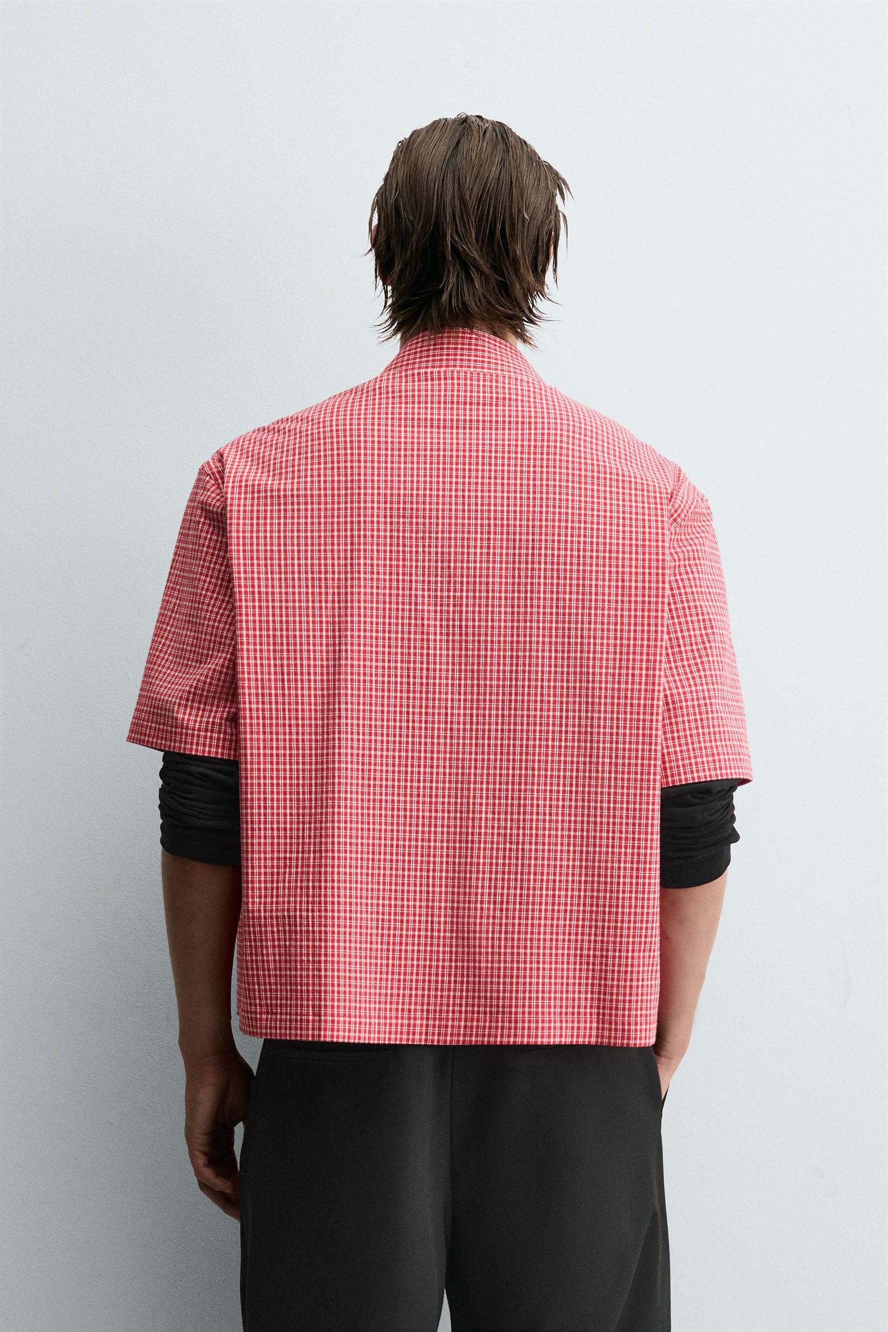 CHECKED RELAXED FIT SHIRT - Image 3