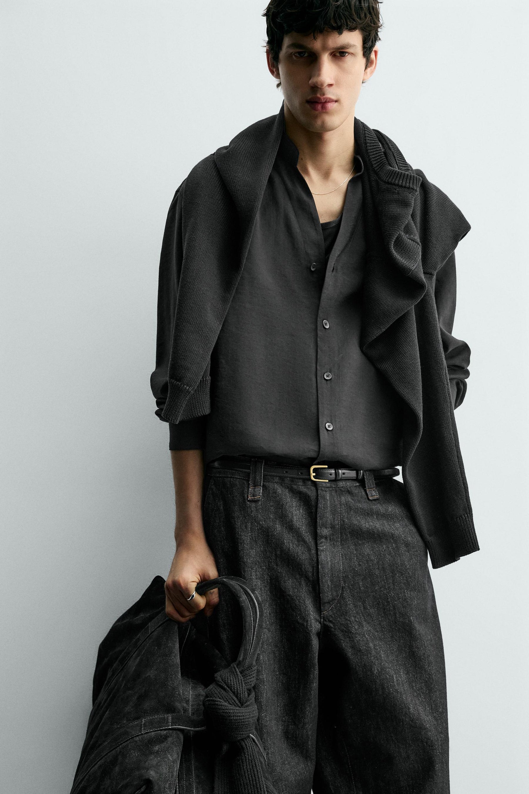 FLUID TEXTURED SHIRT - Image 5