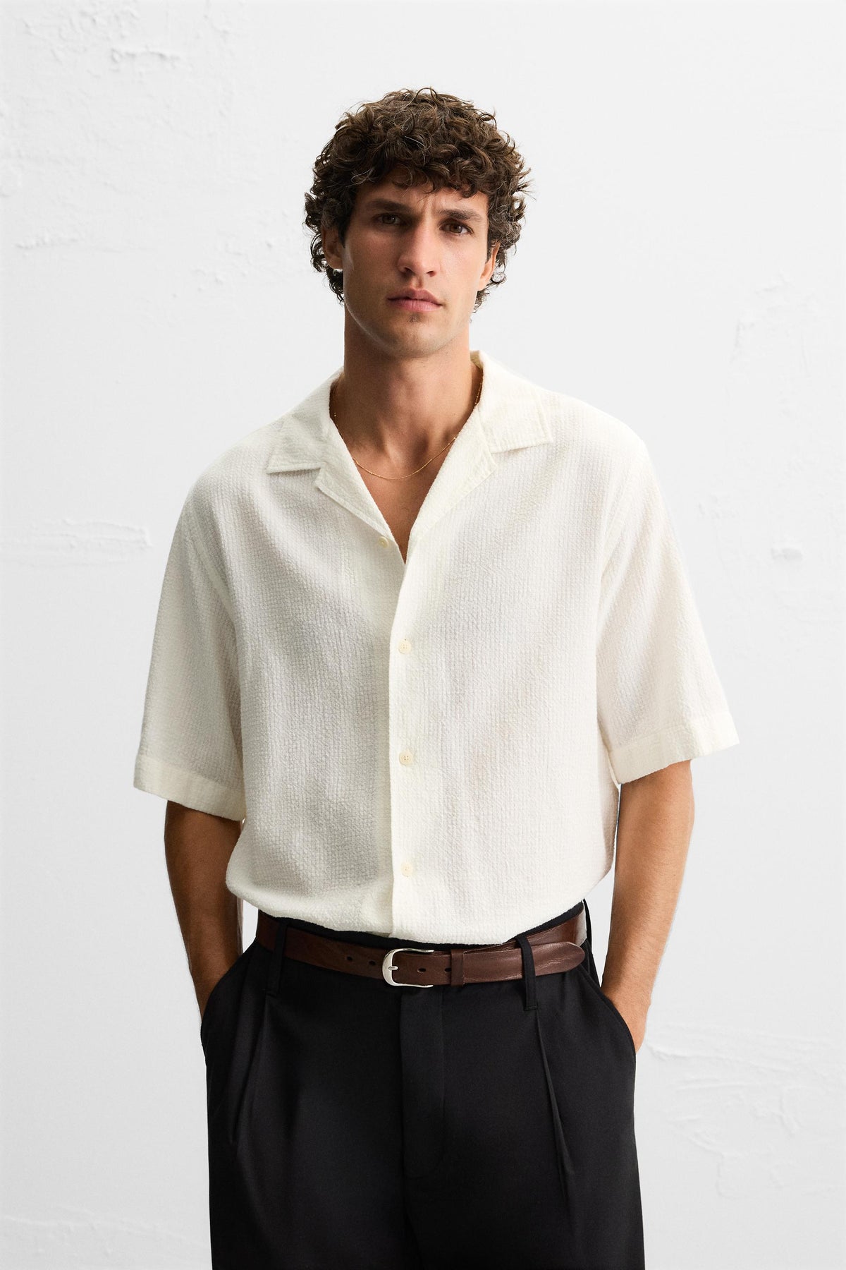 TEXTURED JACQUARD SHIRT - Image 2