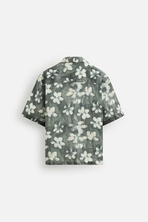 ABSTRACT FLORAL PRINT SHIRT - Image 7