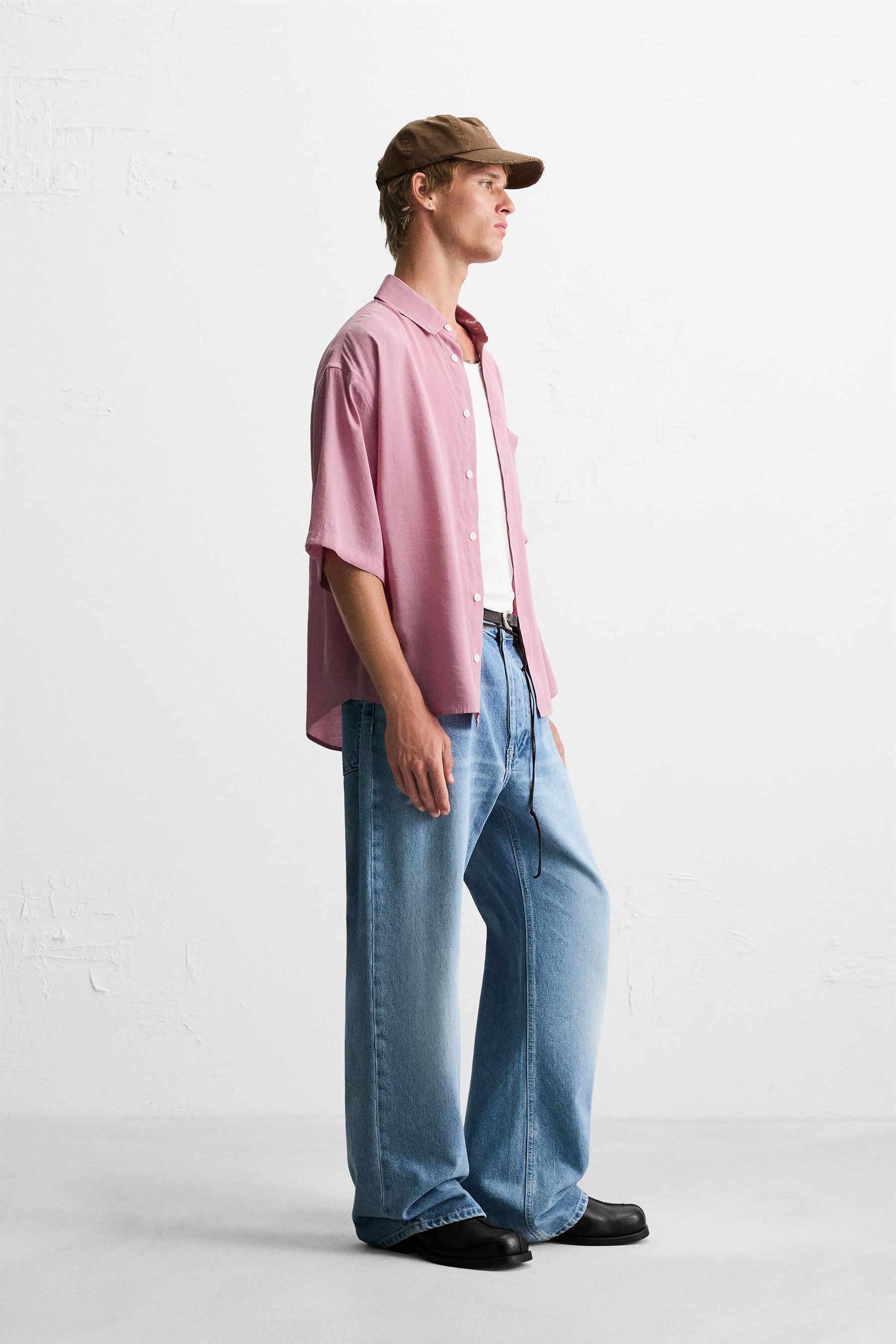 RELAXED FIT FLOWING SHIRT - Image 4