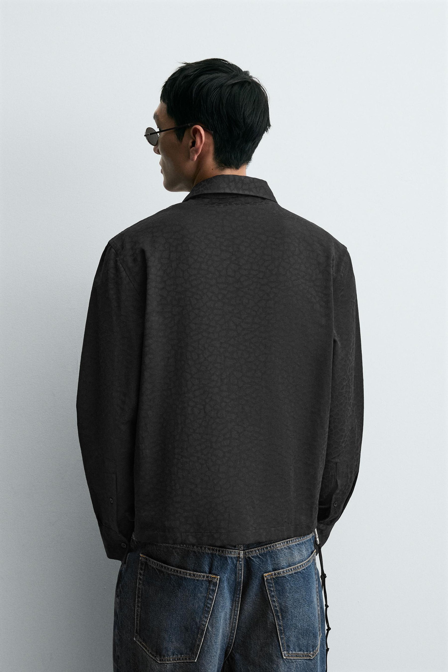 GEOMETRIC JACQUARD SHIRT - Image 3