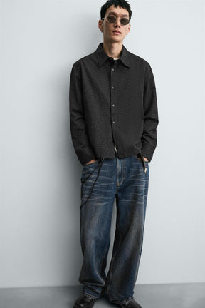 GEOMETRIC JACQUARD SHIRT - Image 5