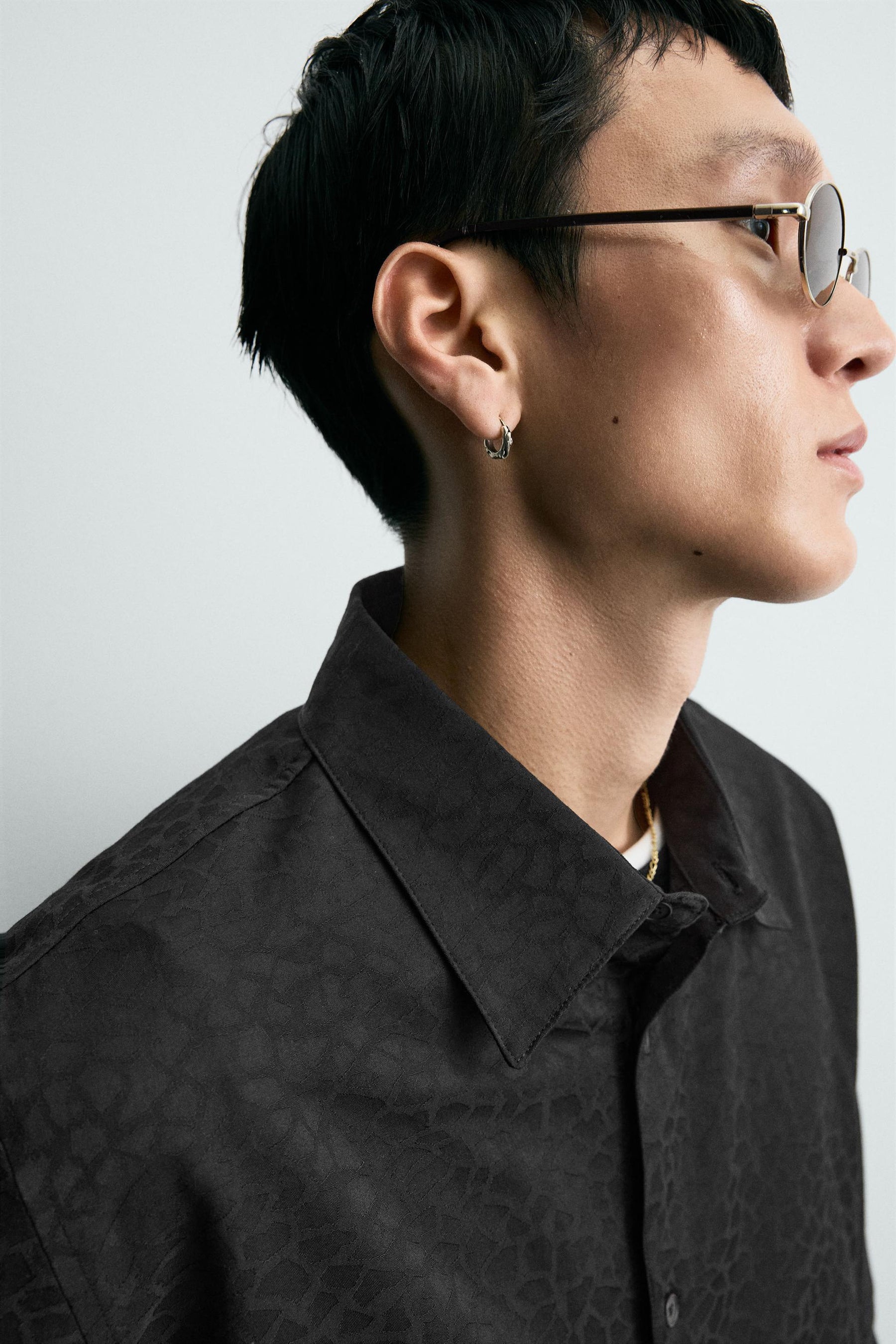 GEOMETRIC JACQUARD SHIRT - Image 6