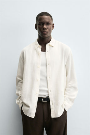 TEXTURED CHECK SHIRT - Image 2