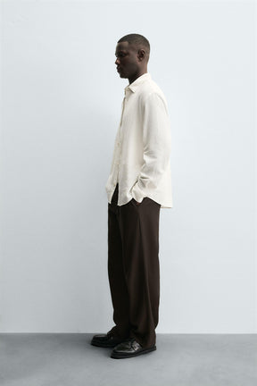 TEXTURED CHECK SHIRT - Image 4