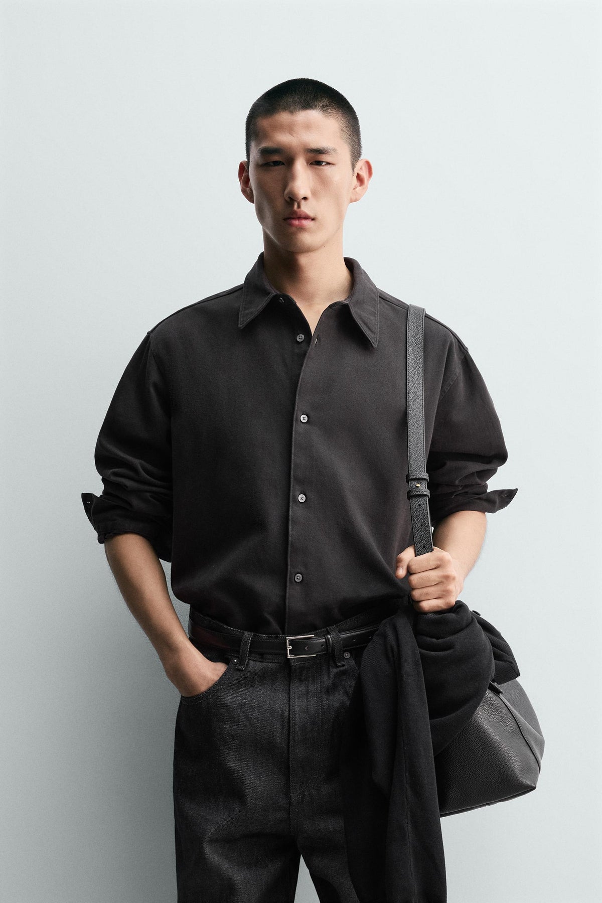 COLOURED DENIM SHIRT - Image 2