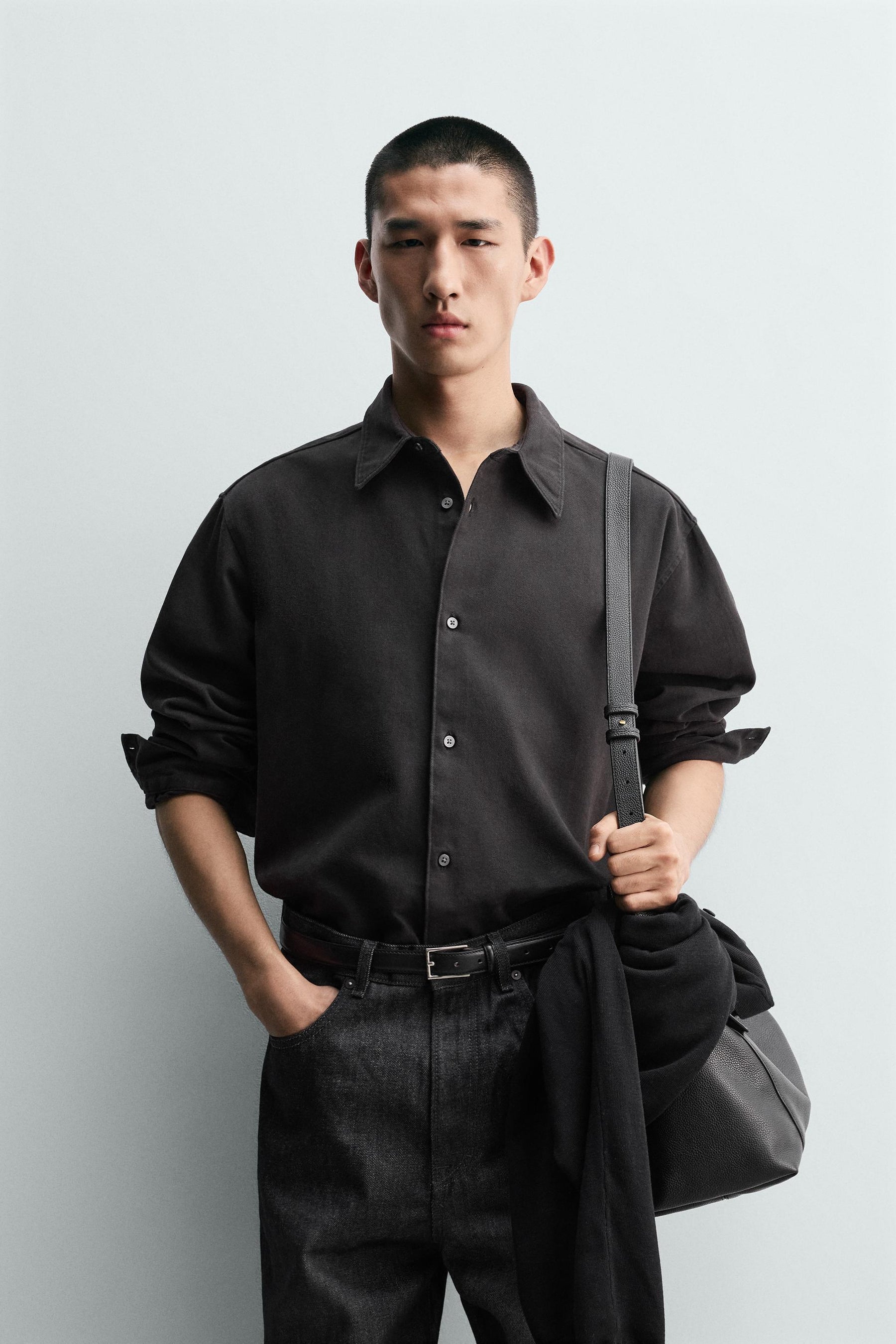 COLOURED DENIM SHIRT - Image 2