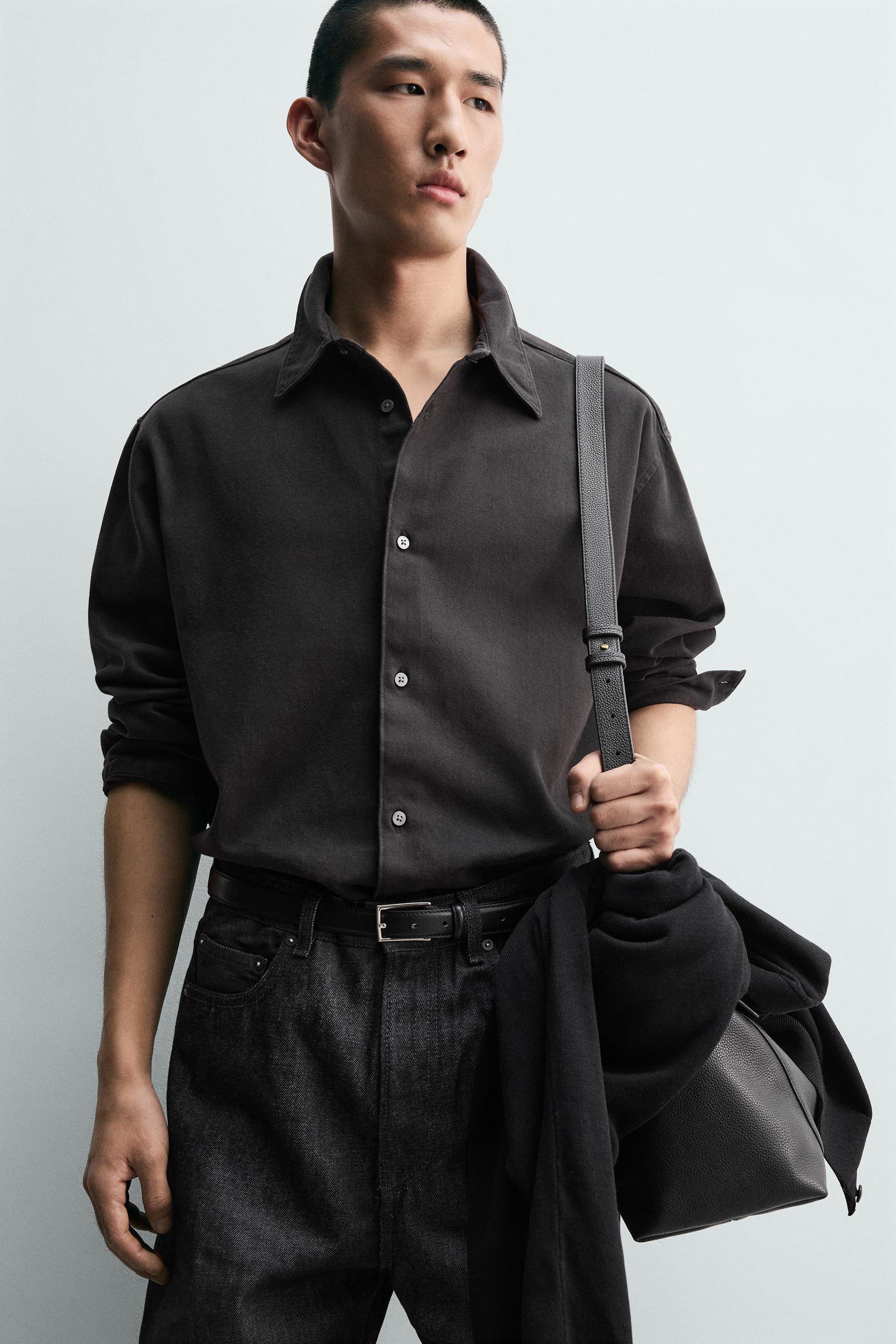 COLOURED DENIM SHIRT - Image 5