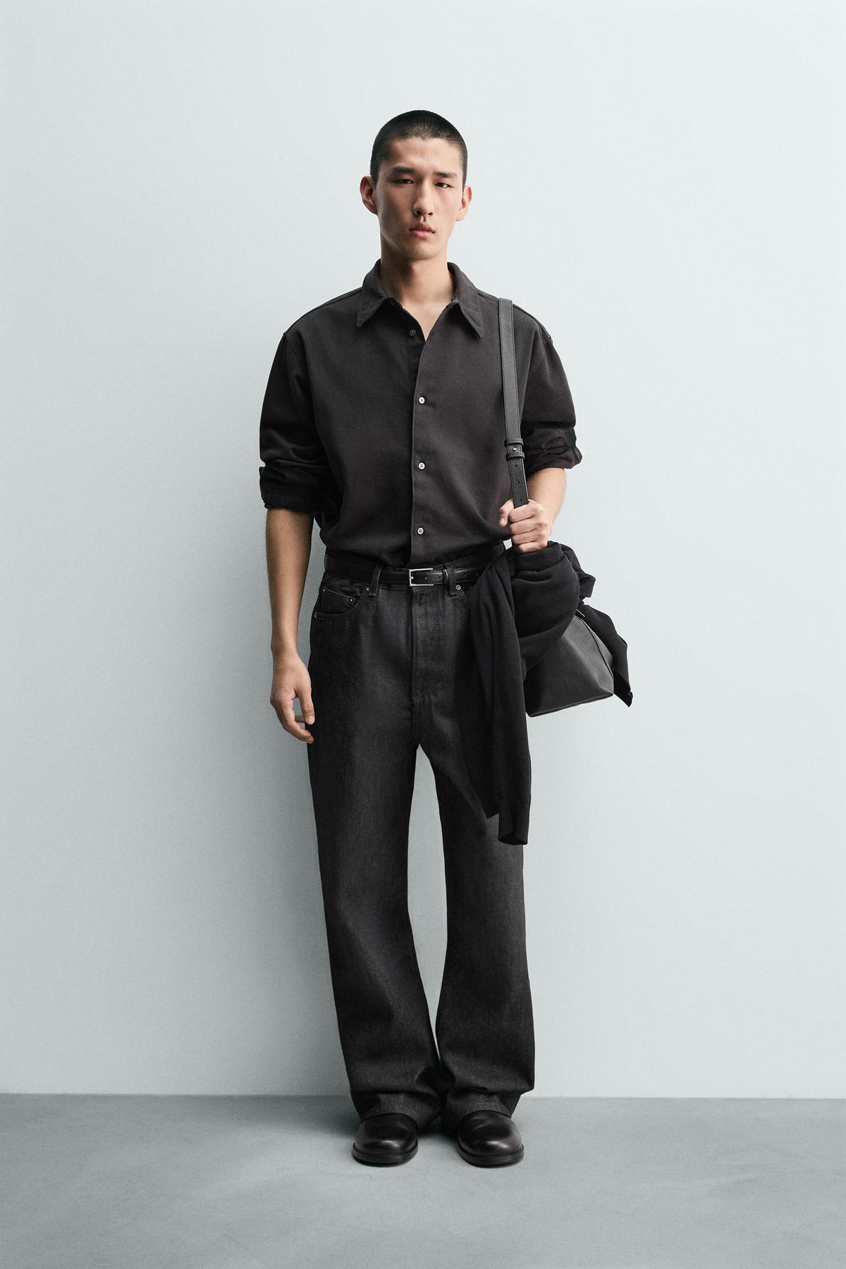 COLOURED DENIM SHIRT - Image 1