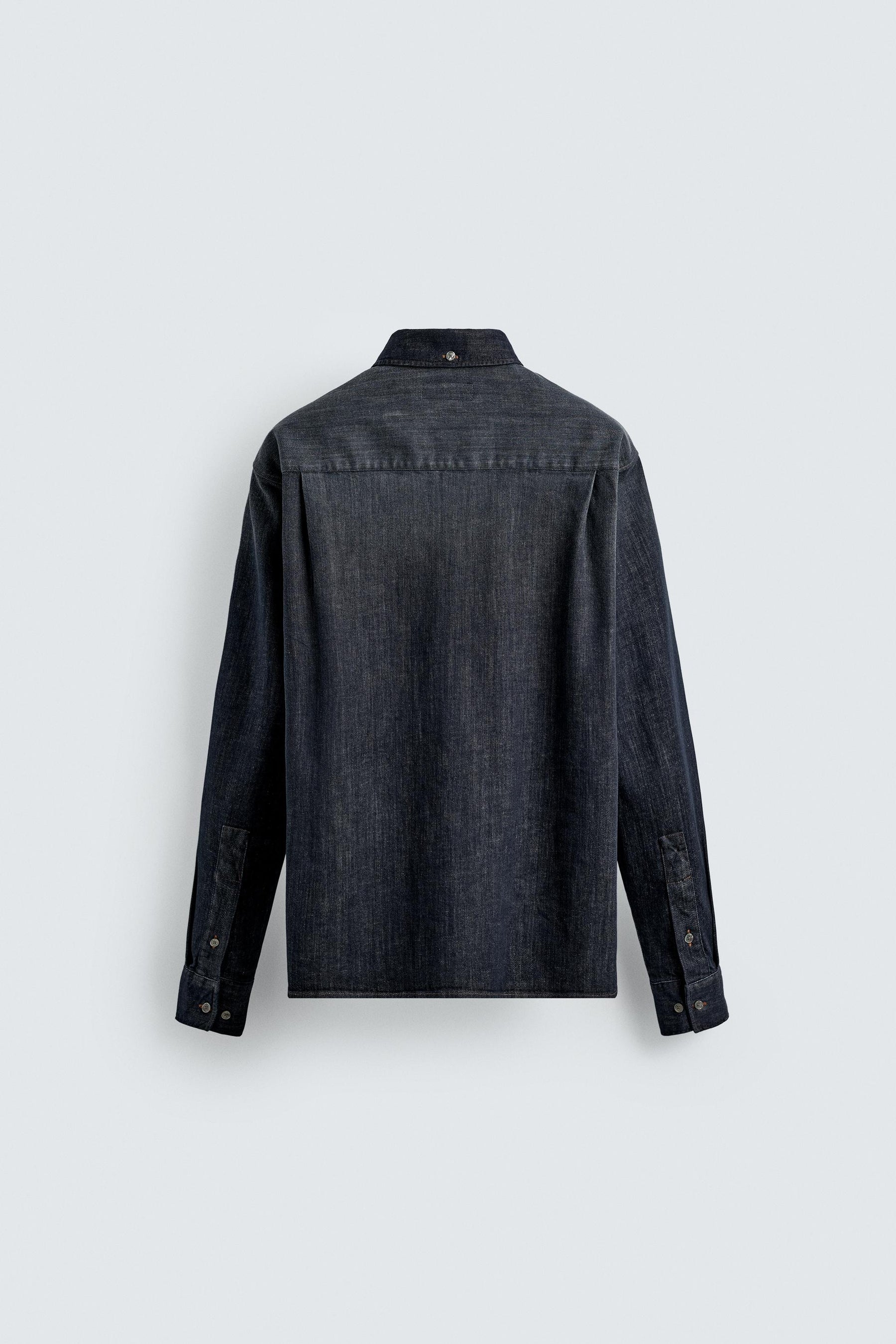 WASHED DENIM SHIRT - Image 6