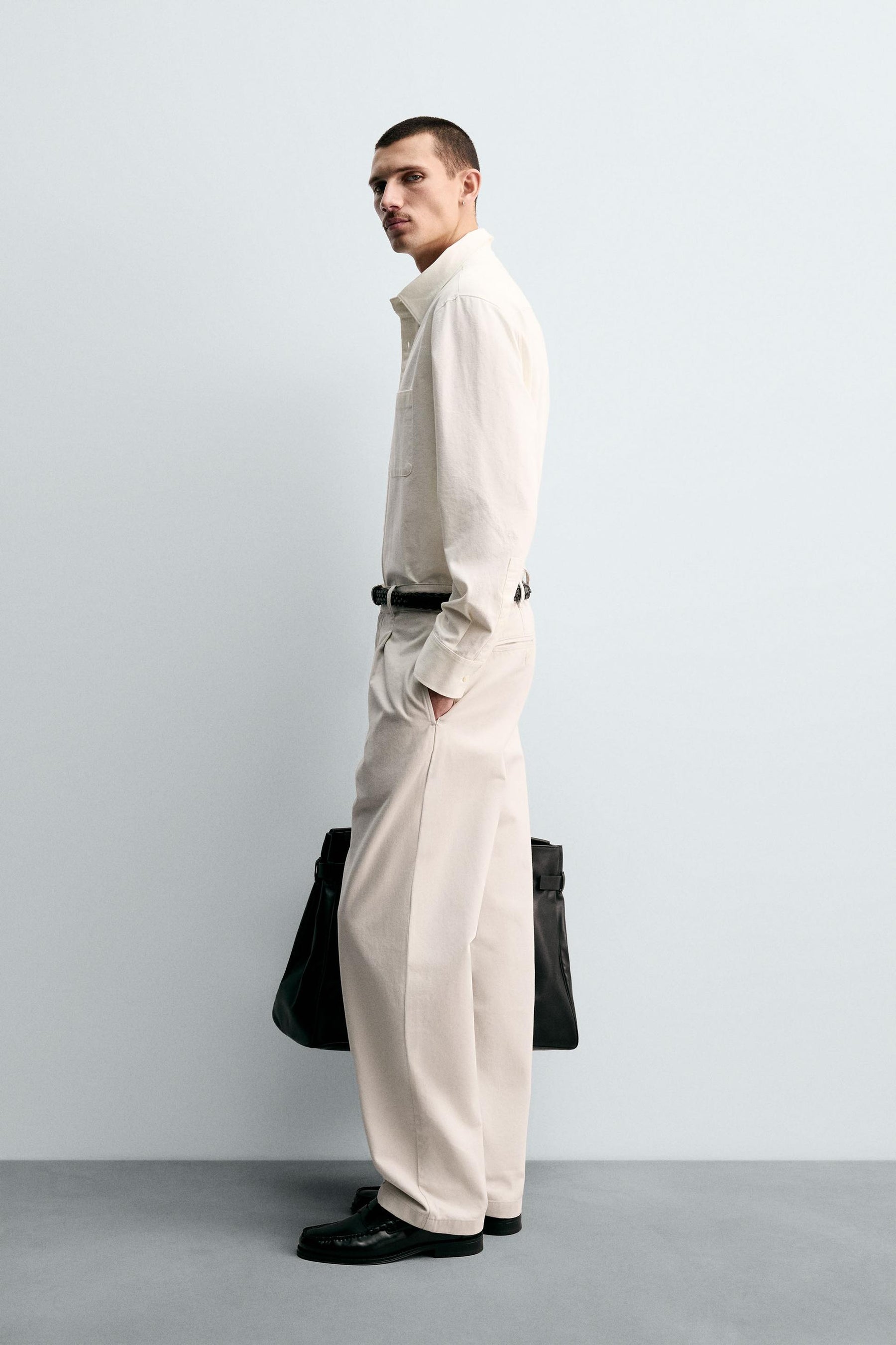 RELAXED FIT DENIM SHIRT - Image 4