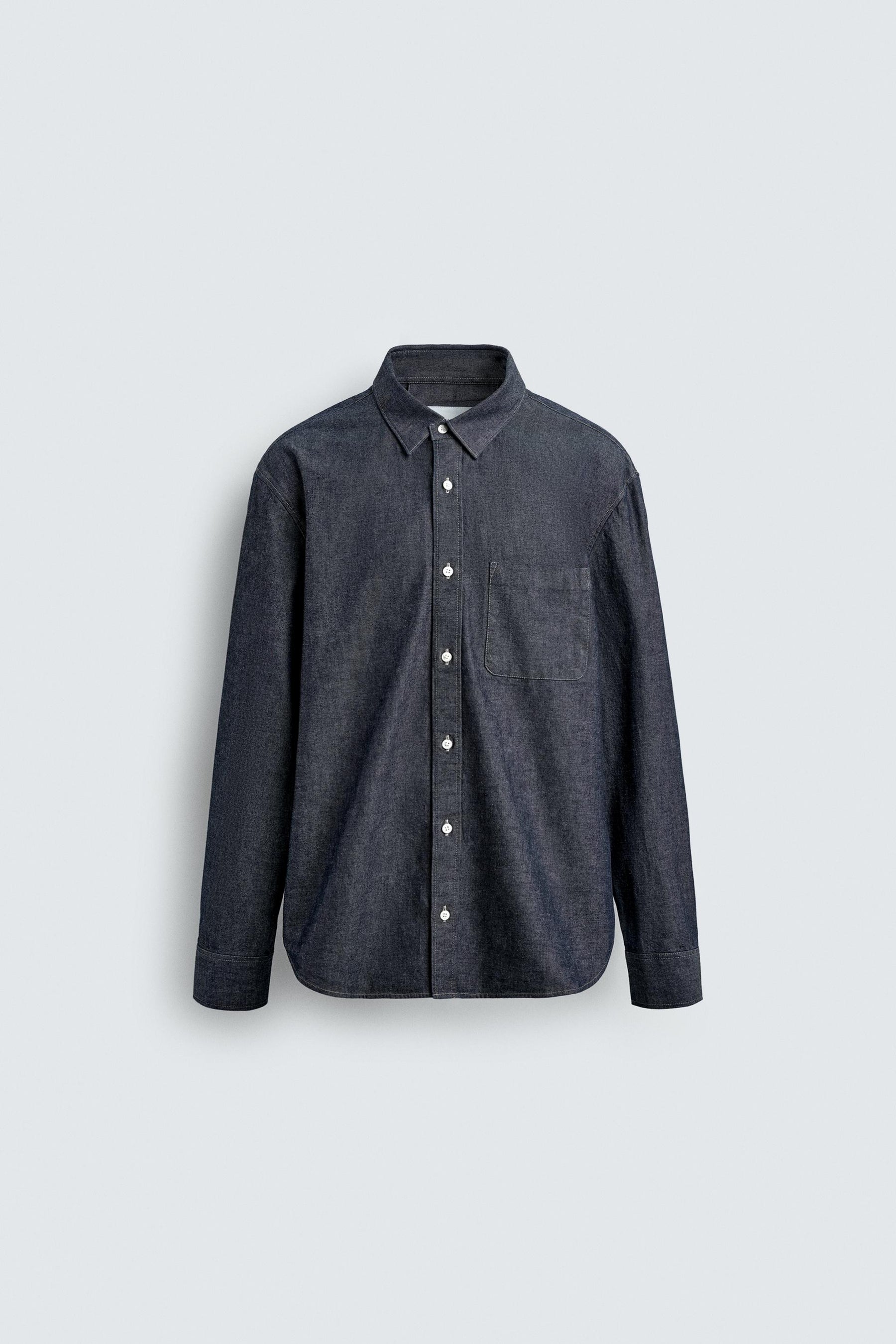 RELAXED FIT DENIM SHIRT - Image 8