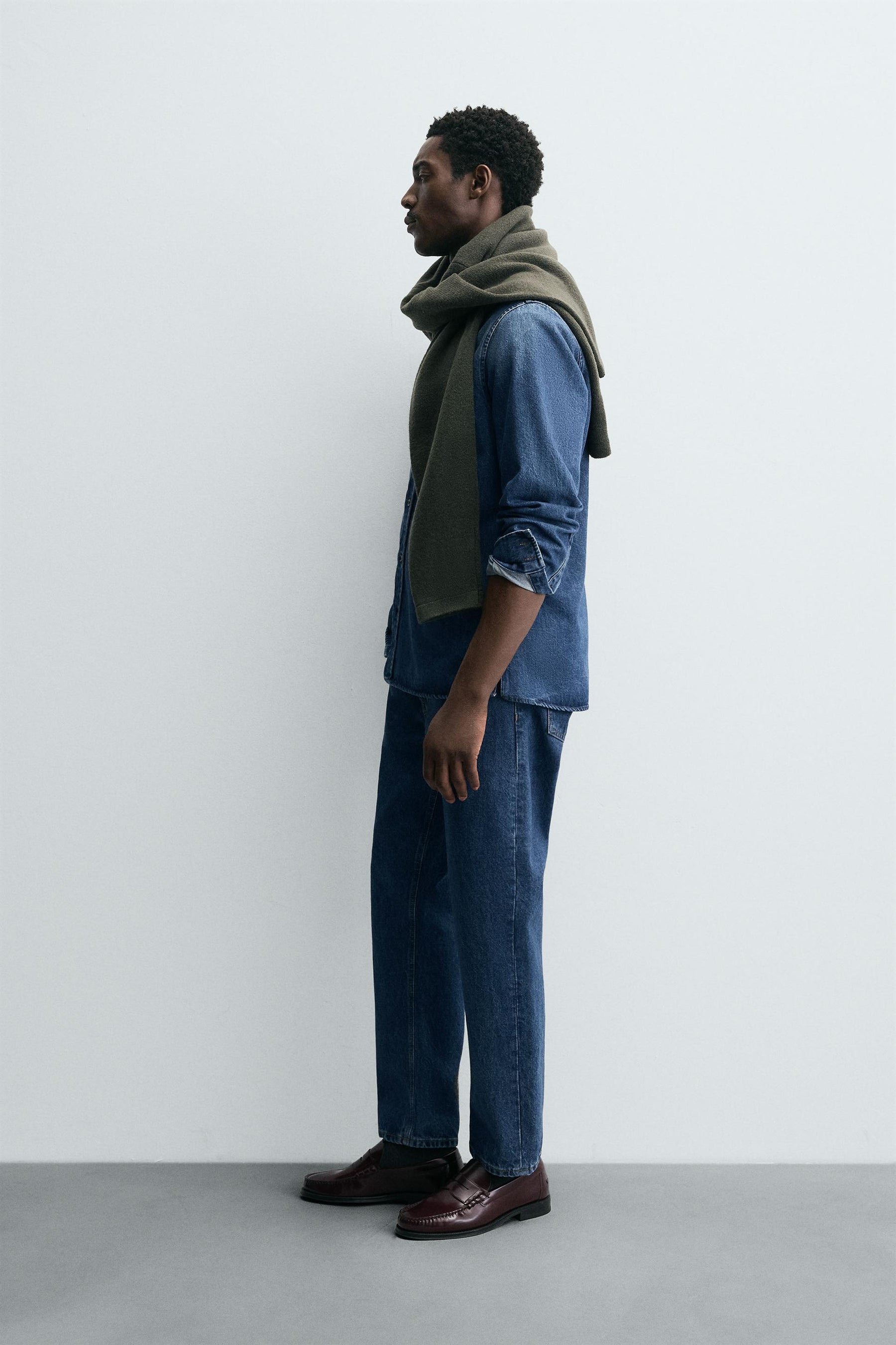 WASHED DENIM SHIRT - Image 4