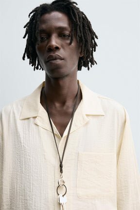 CREASED-EFFECT FLOWING SHIRT - Image 5