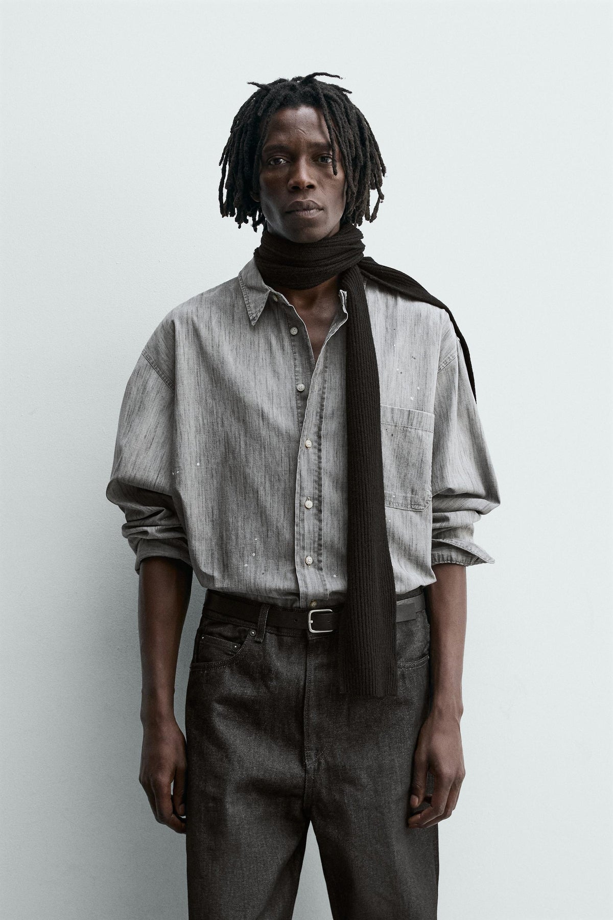 SPLASH-WASH DENIM SHIRT - Image 2