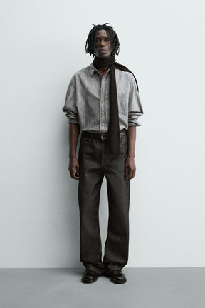 SPLASH-WASH DENIM SHIRT - Image 1