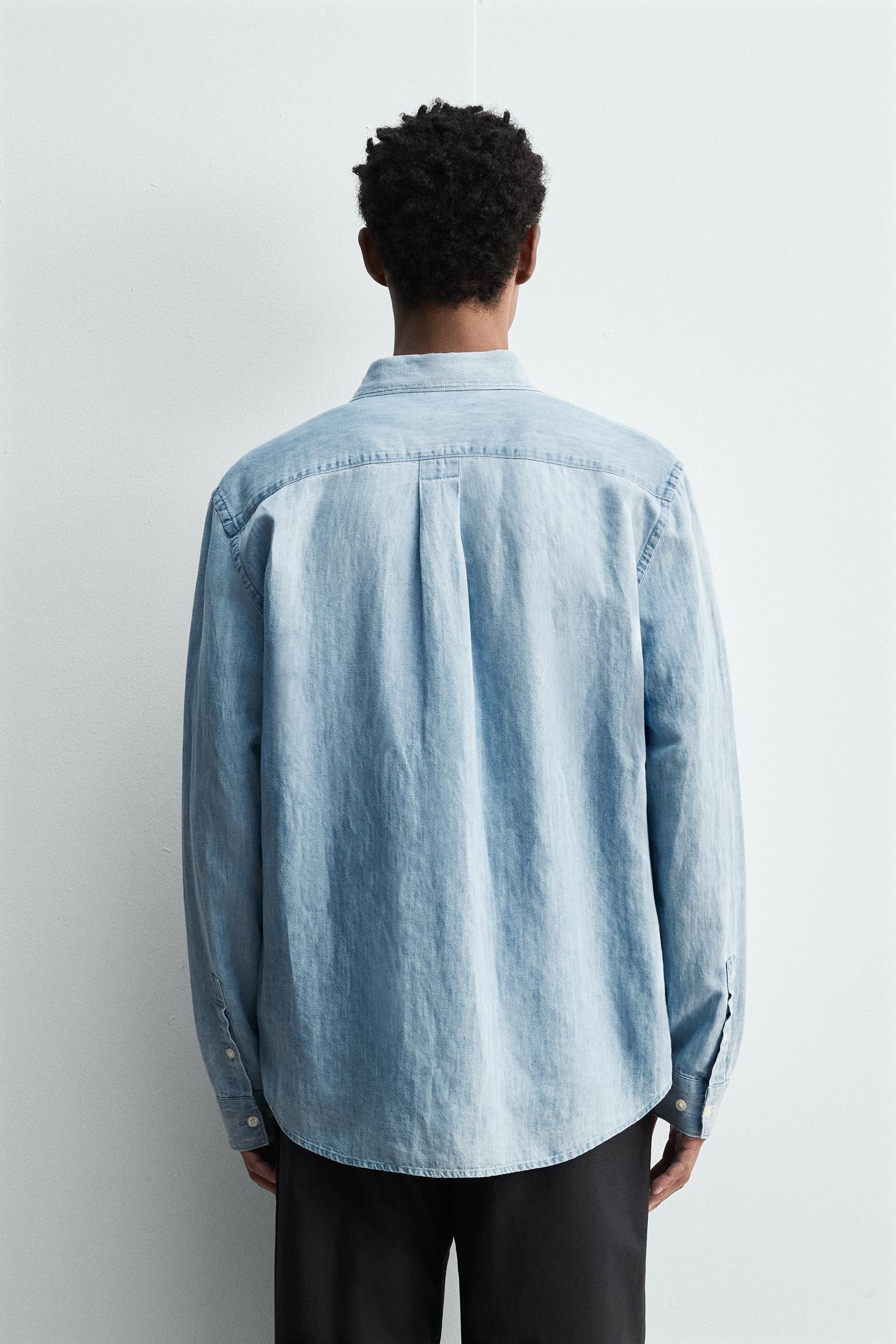 REGULAR FIT DENIM SHIRT - Image 3