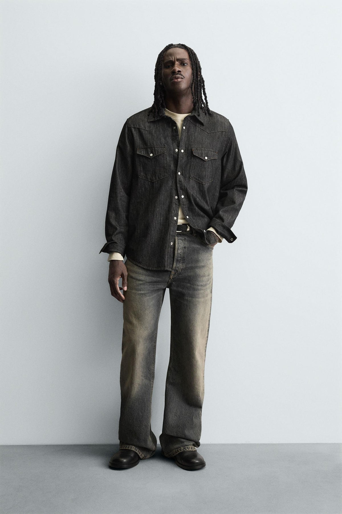 WESTERN DENIM SHIRT - Image 1