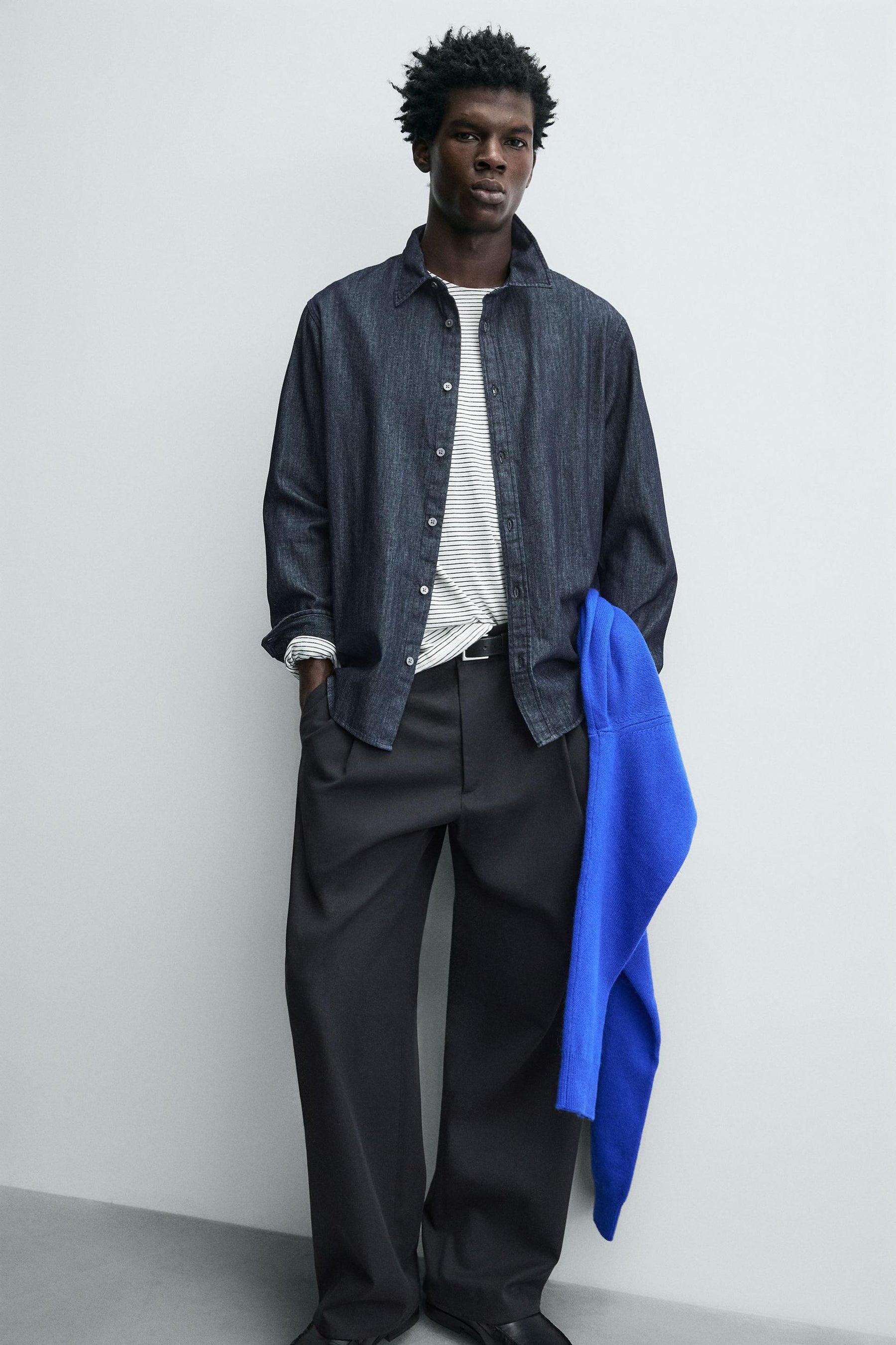 REGULAR FIT DENIM SHIRT - Image 7