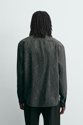 FLUID FLORAL JACQUARD SHIRT - Image 3