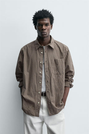 RELAXED FIT CHECK SHIRT - Image 2