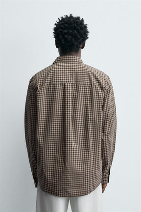 RELAXED FIT CHECK SHIRT - Image 3