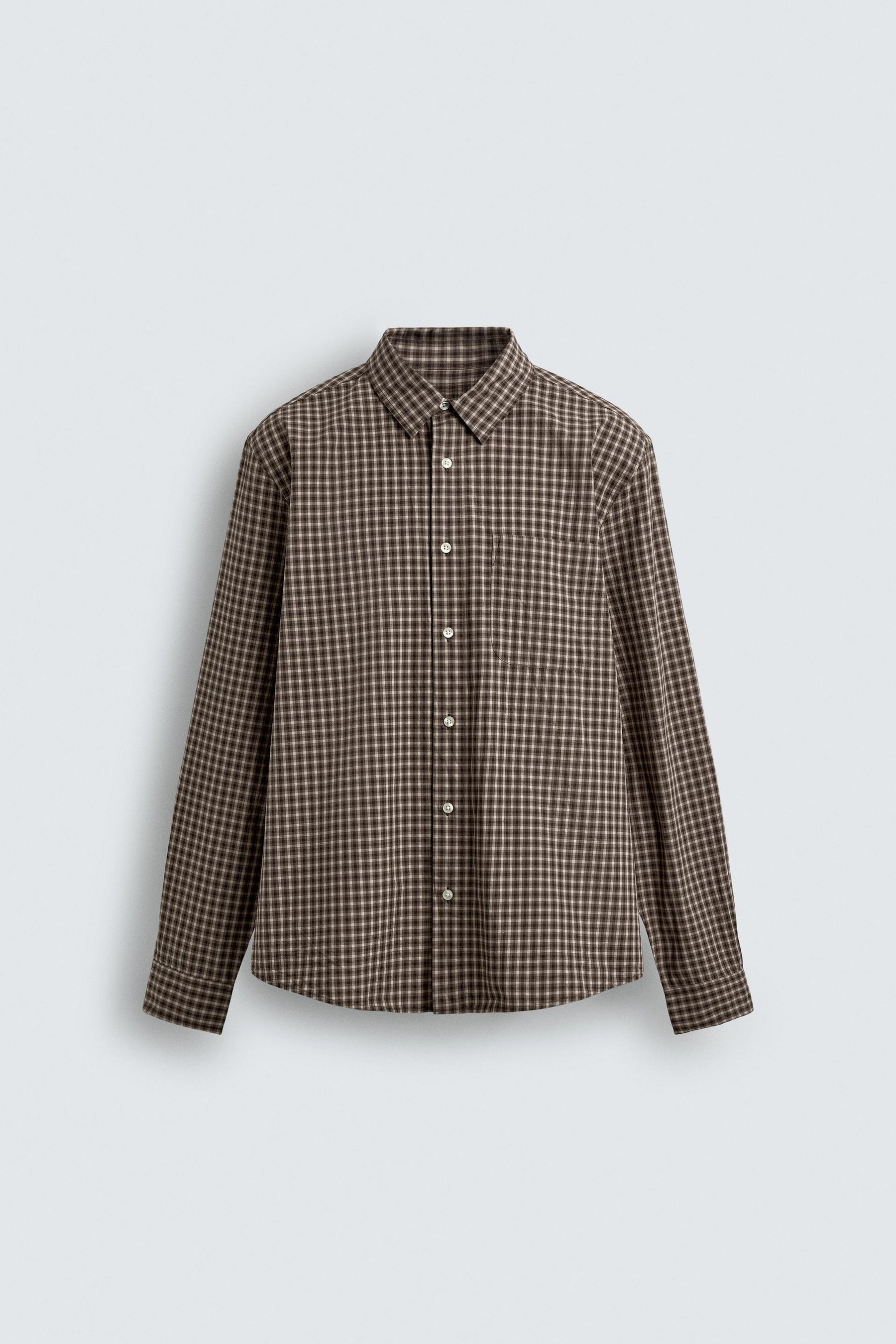 RELAXED FIT CHECK SHIRT - Image 8