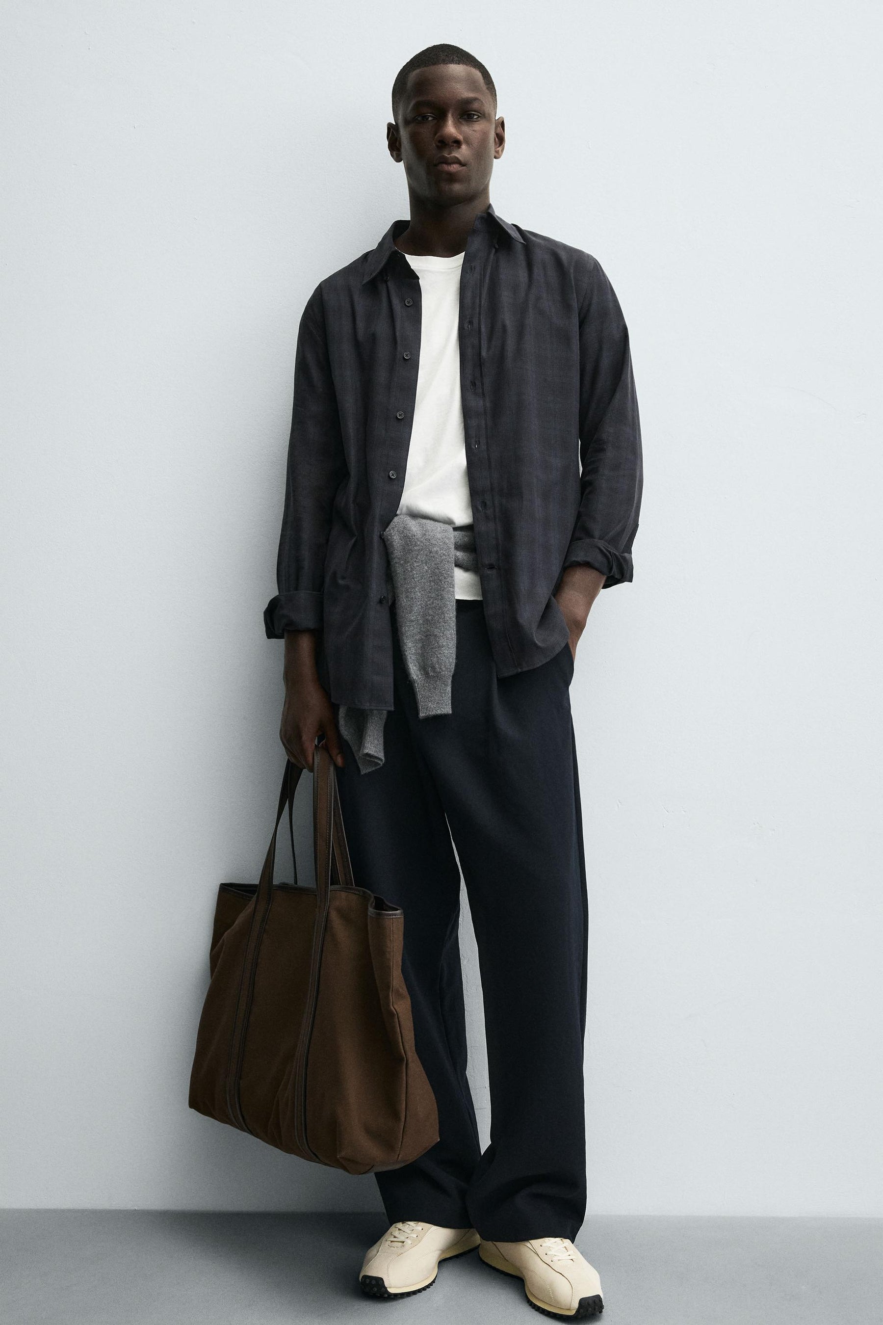 REGULAR FIT CHECK SHIRT - Image 7