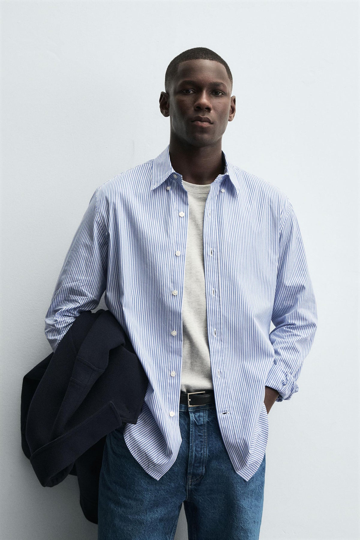 STRIPED REGULAR FIT SHIRT - Image 2
