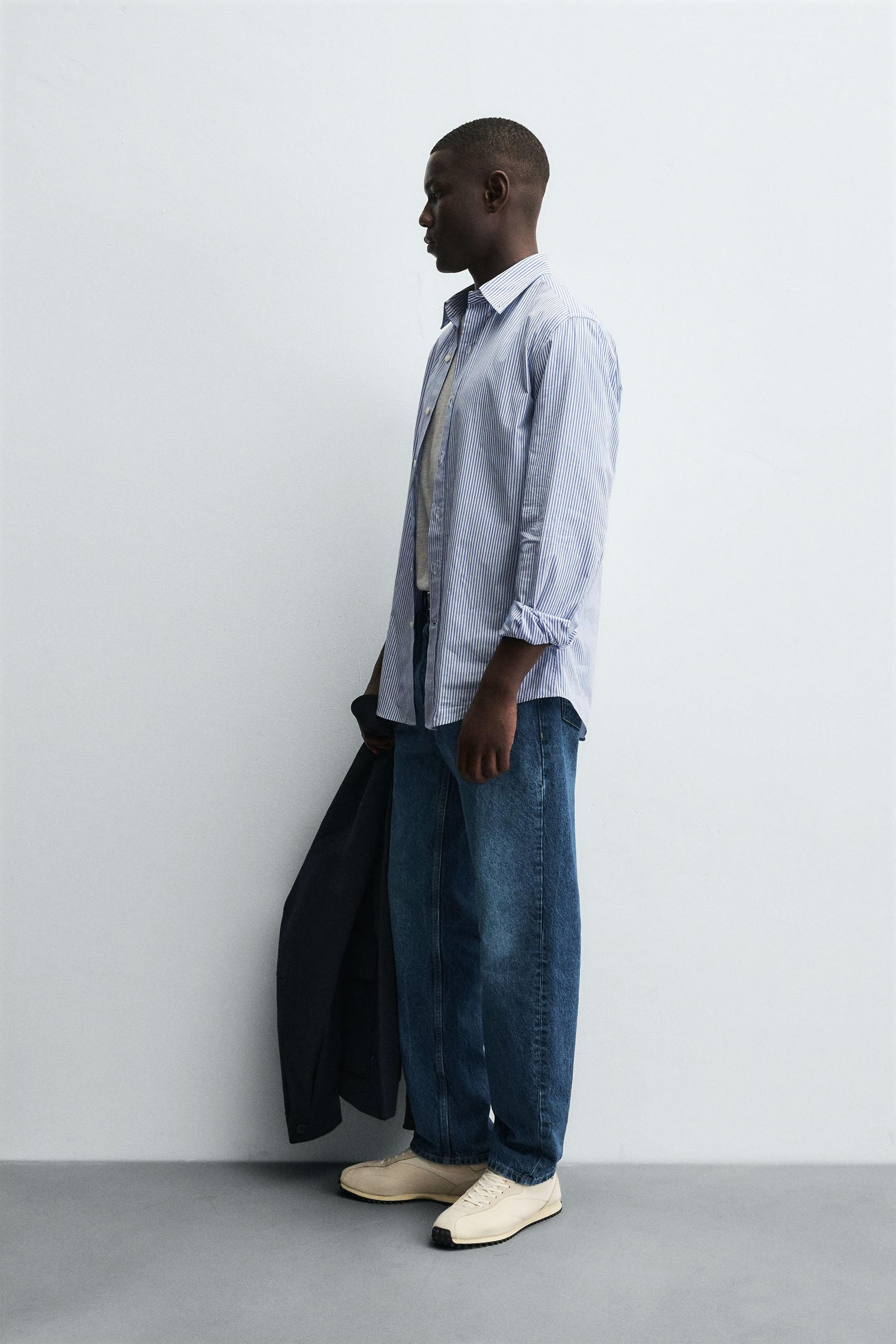 STRIPED REGULAR FIT SHIRT - Image 4