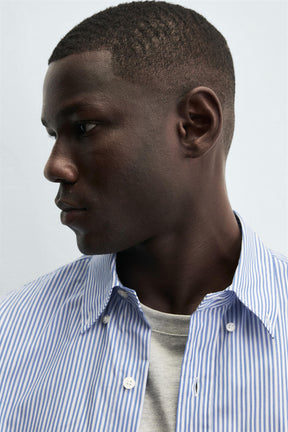 STRIPED REGULAR FIT SHIRT - Image 6