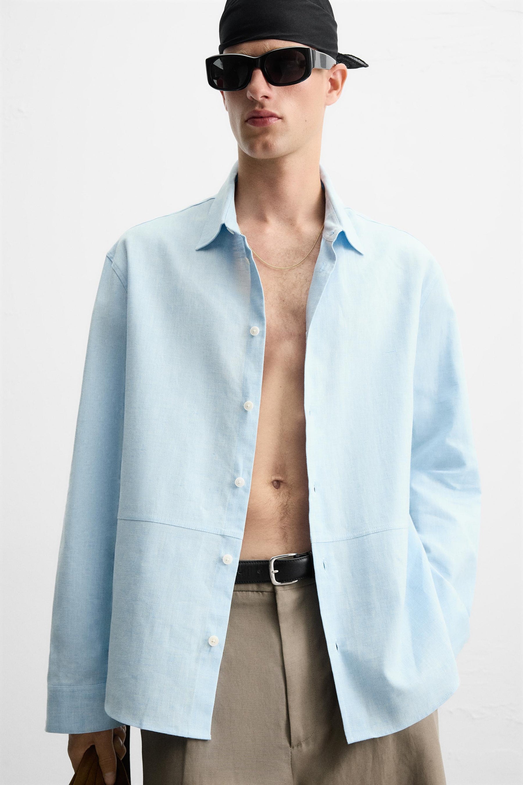 LINEN/COTTON SHIRT - Image 5
