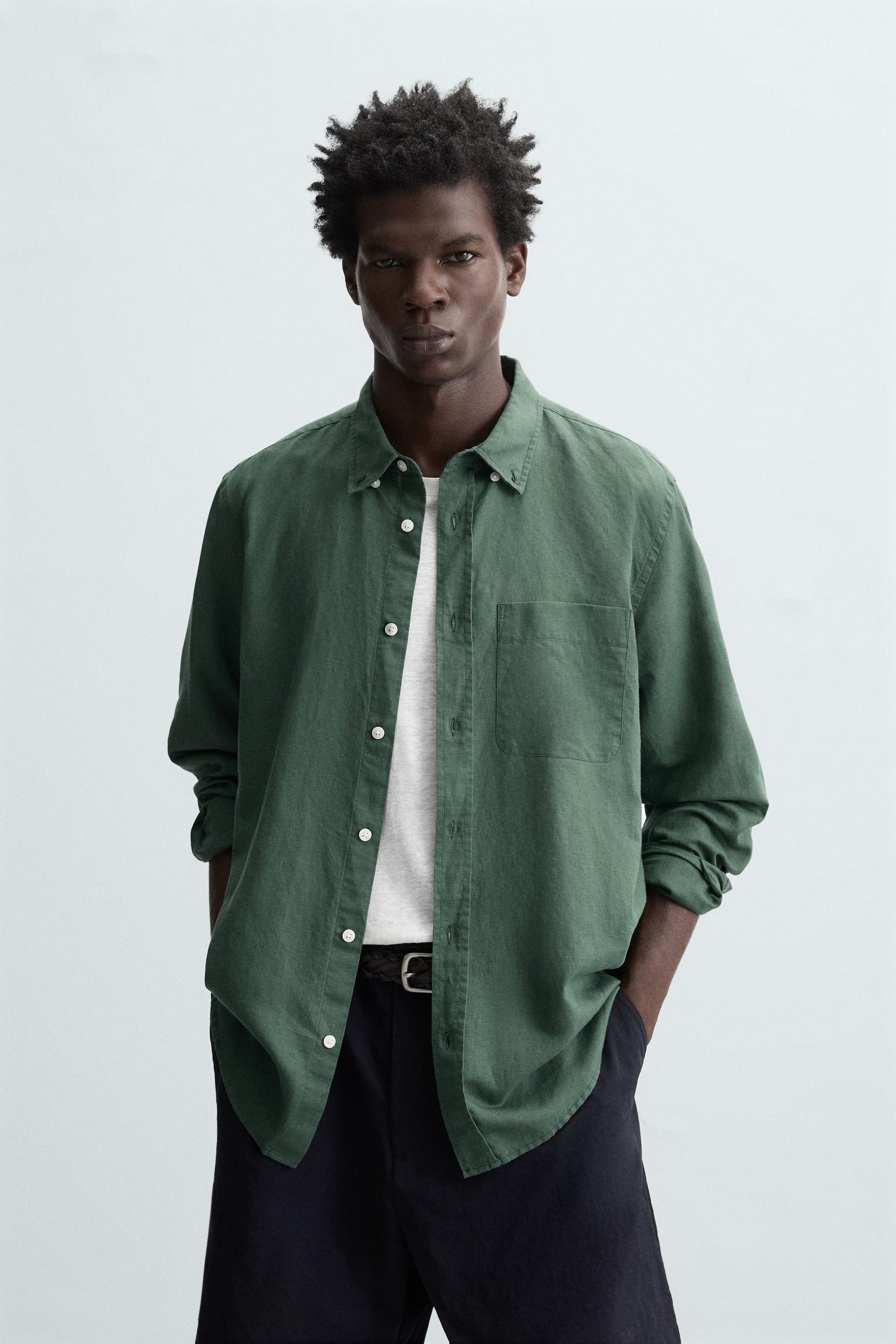 COTTON - LINEN SHIRT - Image 2