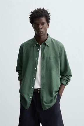 COTTON - LINEN SHIRT - Image 2