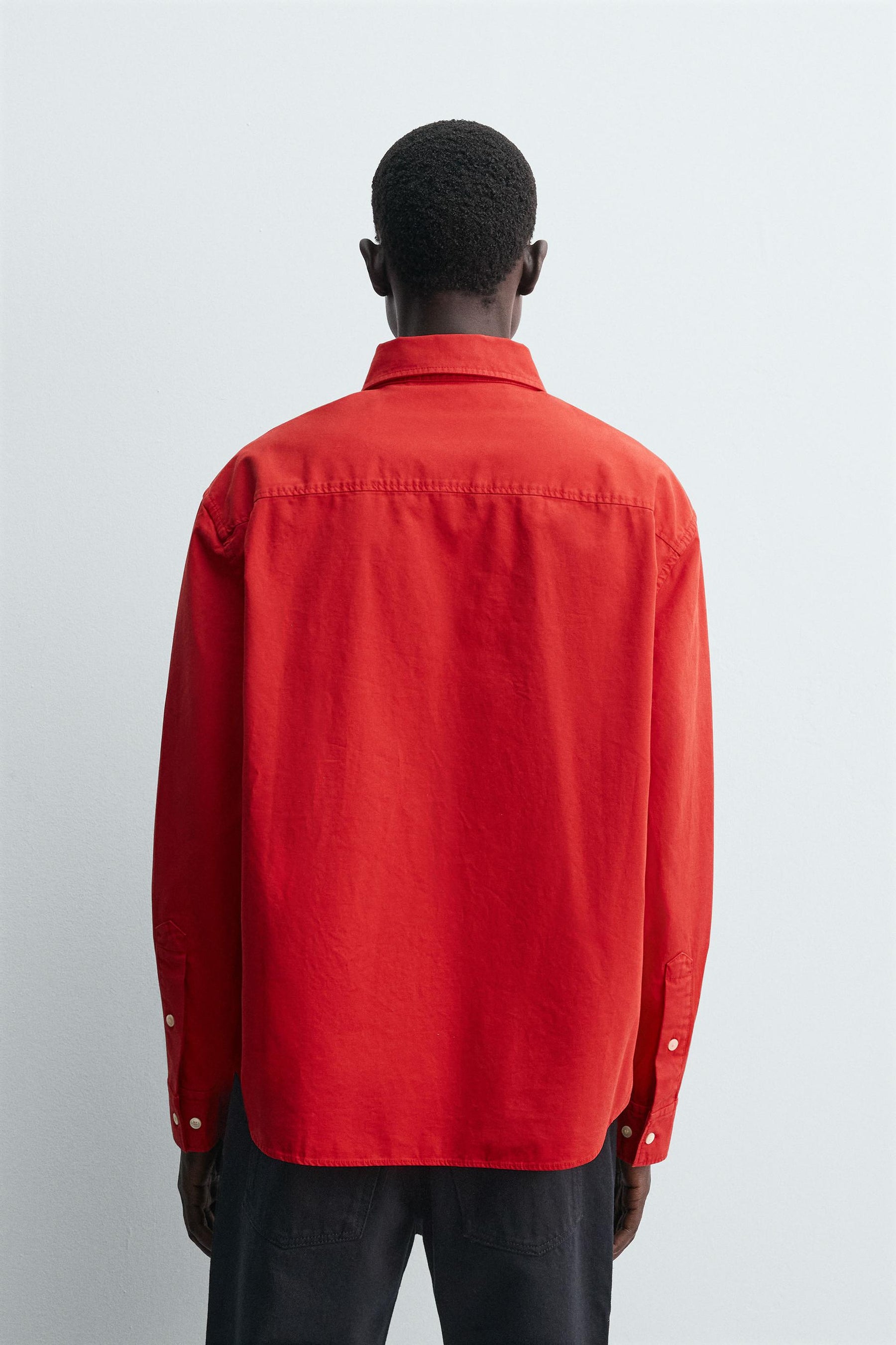 COMPACT COTTON RELAXED FIT SHIRT - Image 3