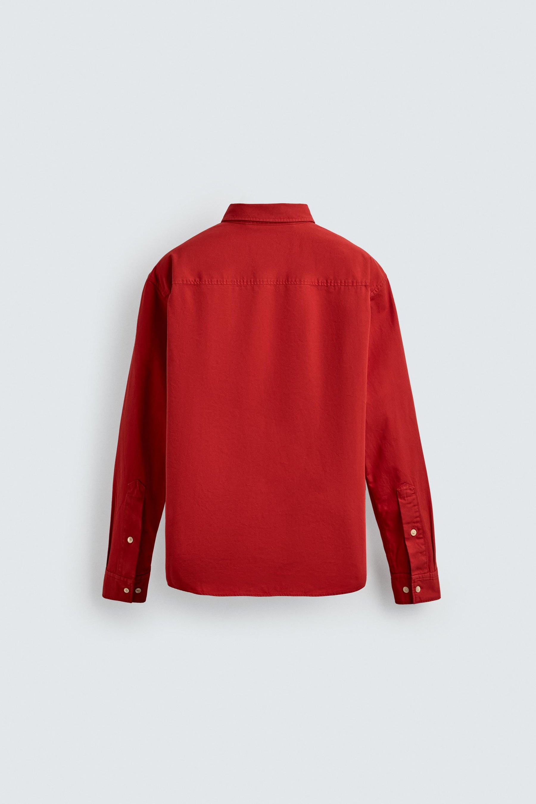 COMPACT COTTON RELAXED FIT SHIRT - Image 8