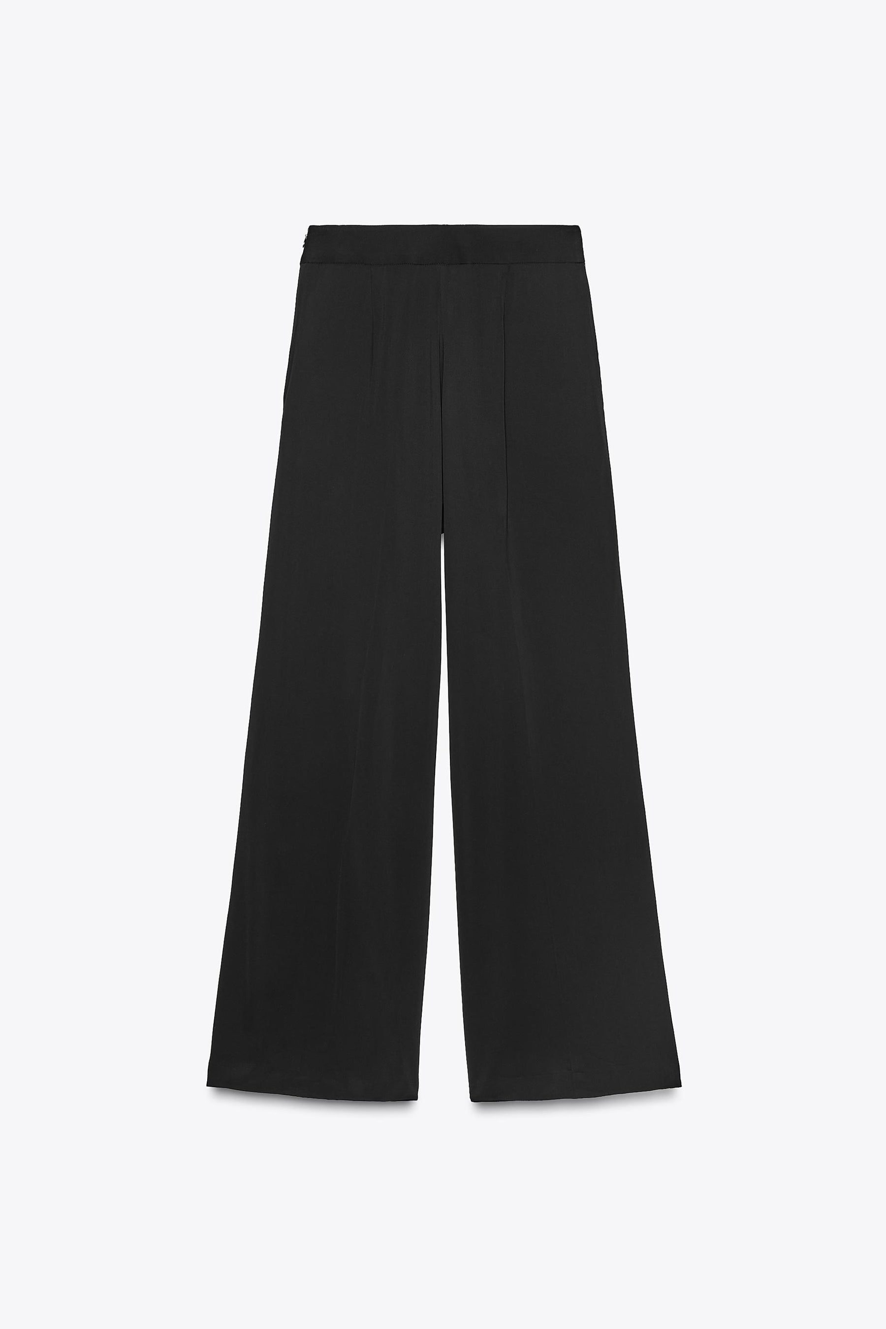 Loose-Fitting Darted Trousers
