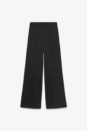 Loose-Fitting Darted Trousers