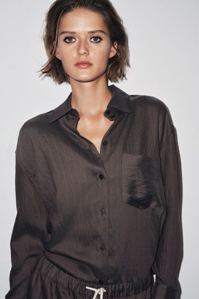 Oversize Striped Shirt